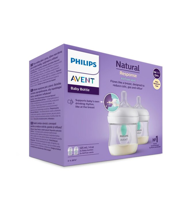 Philips-Avent Philips-Avent - Natural 3.0 Airfree zuigfles 125 ml Duo