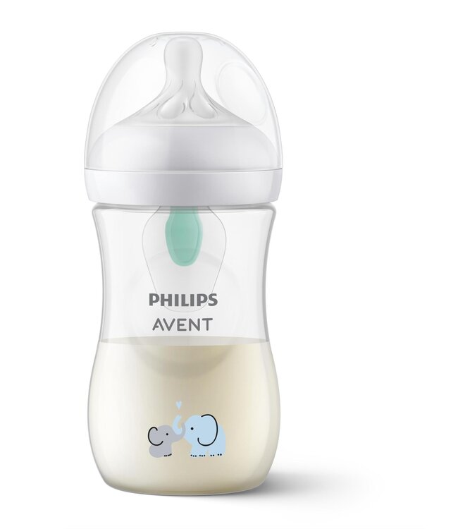Philips-Avent Philips-Avent - Natural 3.0 Airfree zuigfles 260 ml Olifant