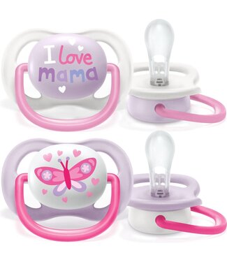 Philips-Avent Philips-Avent - Fopspeen +6M Air Happy Range Girl
