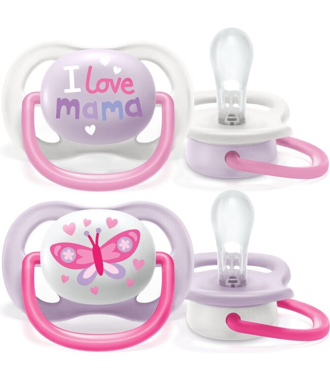 Philips-Avent Philips-Avent - Fopspeen +6M Air Happy Range Girl
