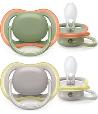 Philips-Avent Philips-Avent - Fopspeen +6M Air Grijs Olijf