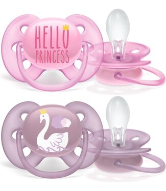 Philips-Avent Philips-Avent - Fopspeen +6M Soft Deco Girl