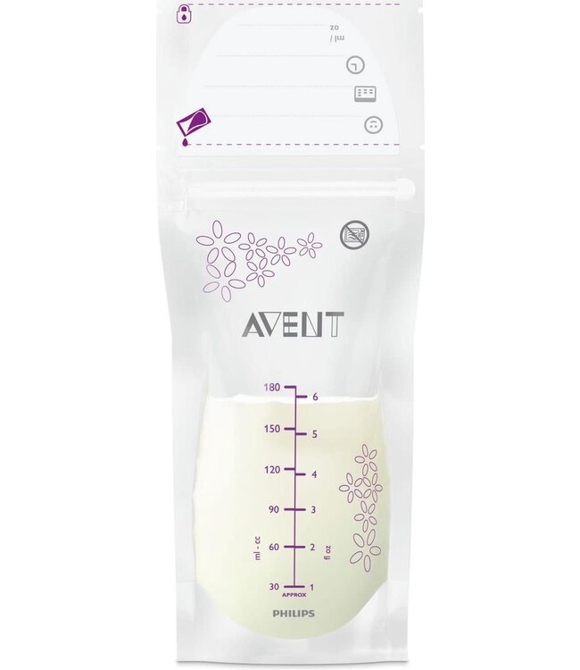 Philips-Avent Philips-Avent - Moedermelk bewaarzakjes 180ml