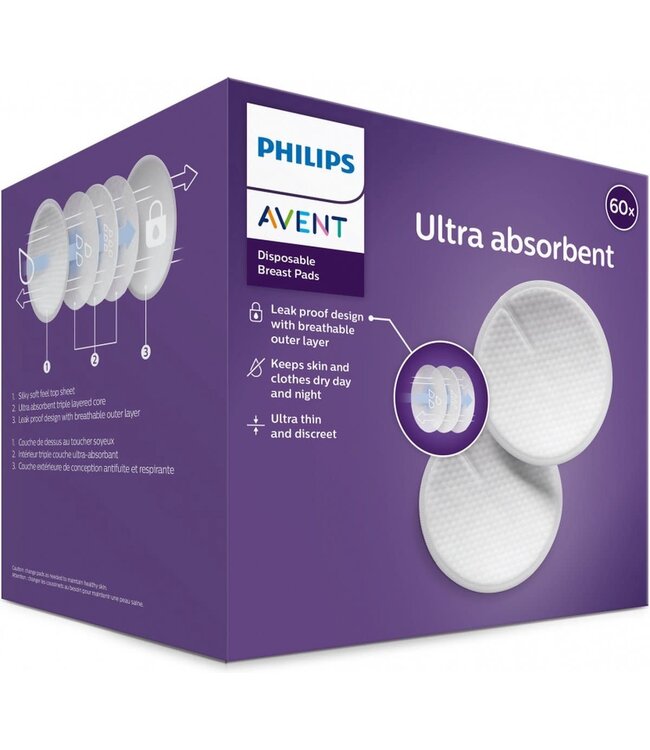 Philips-Avent Philips-Avent - Borstkompres Dag/Nacht x60