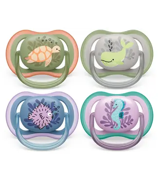 Philips-Avent Philips-Avent - Fopspeen +6M Ultra Air Dieren mix