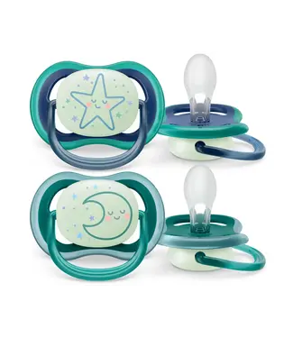 Philips-Avent Philips-Avent - Fopspeen +6M Air Night Ster/Maan