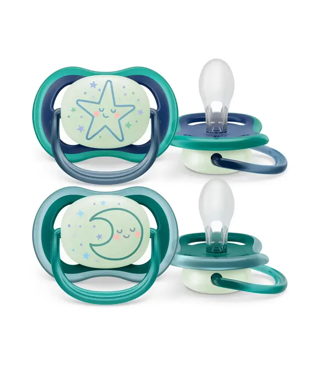 Philips-Avent Philips-Avent - Fopspeen +6M Air Night Ster/Maan