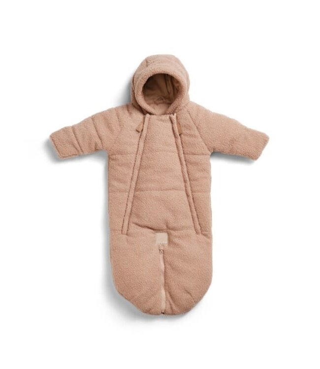 Elodie Elodie - Baby Overall Autostoel 0+  Pink Bouclé