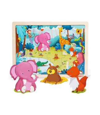 Topbright Topbright - Wooden puzzle - Forest Animals