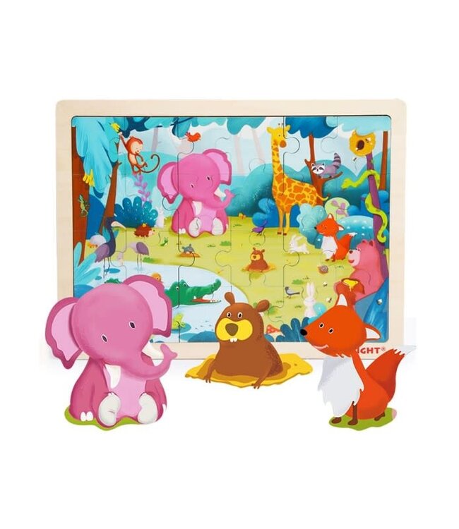 Topbright Topbright - Wooden puzzle - Forest Animals