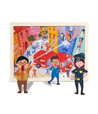 Topbright Topbright - Wooden puzzle - Fire Fighting