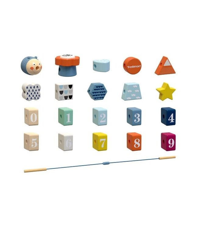 Topbright Topbright - Lacing Shapes Caterpillar