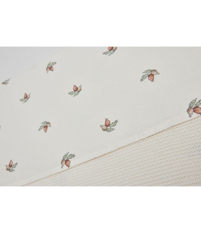 Jollein Jollein - Laken Wieg 75x100cm Rosehip