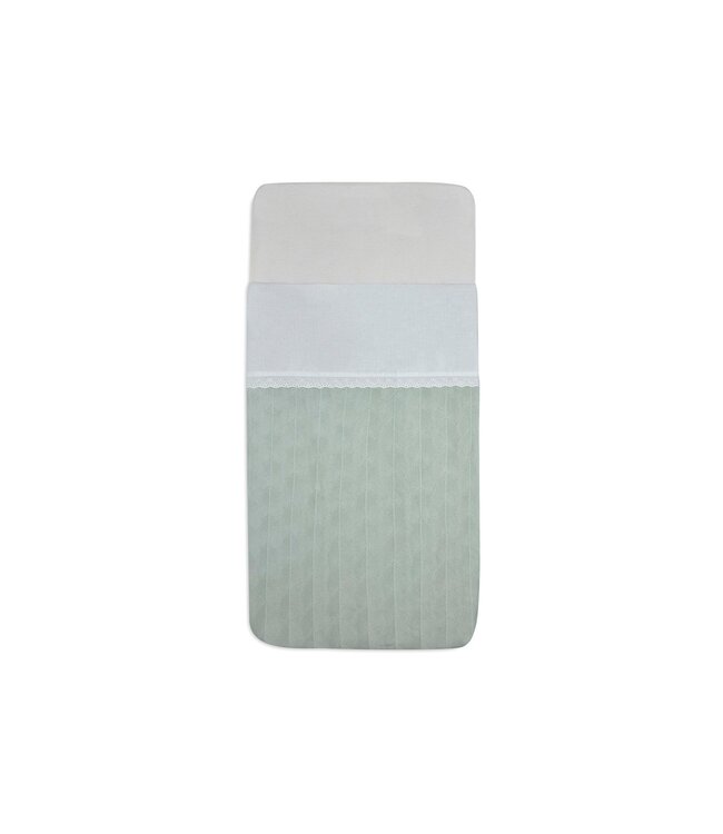 Jollein Jollein - Laken Wieg 75x100cm Lace Ivory