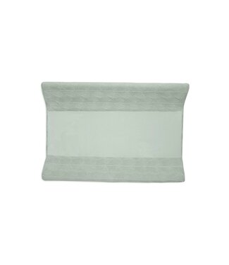 Jollein Jollein - Aankleedkussenhoes 50x70cm Shell Knit - Sea Foam - GOTS