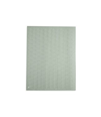 Jollein Jollein - Deken Wieg 75x100cm Shell Knit - Sea Foam - GOTS