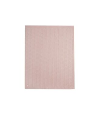 Jollein Jollein - Deken Ledikant 100x150cm Shell Knit - Wild Rose - GOTS