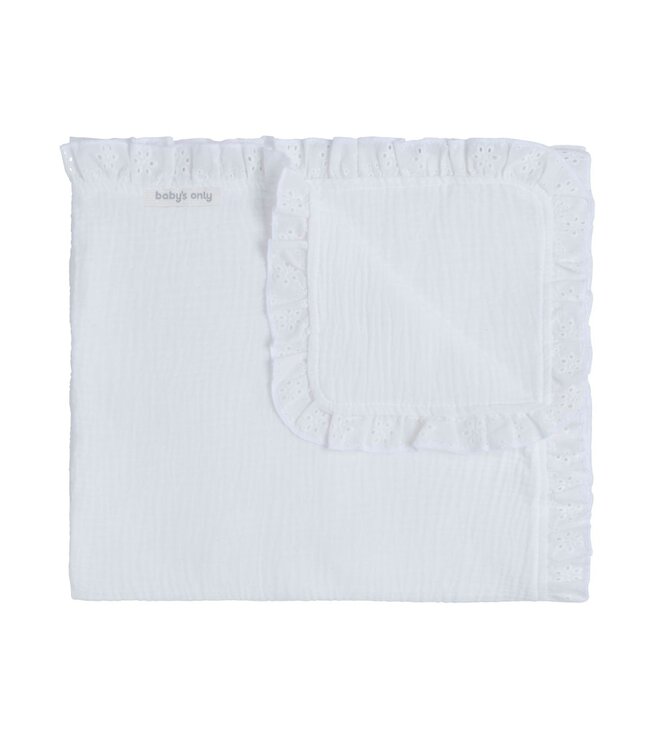 Baby's Only Baby's Only - Ledikantdeken Calm wit