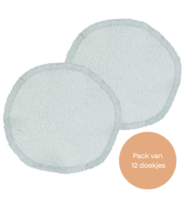 Timboo Timboo - Reusable Soft Pads Ø10Cm (12 Pieces)  - Riviera Blue
