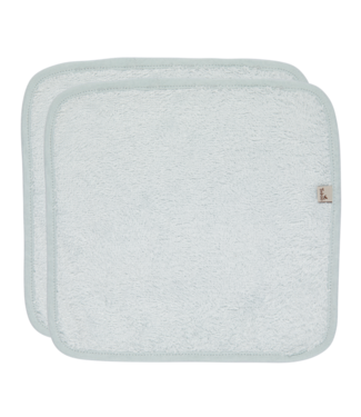 Timboo Timboo - Reusable Soft Wipes 20X20Cm (6 Pieces) - Riviera Blue