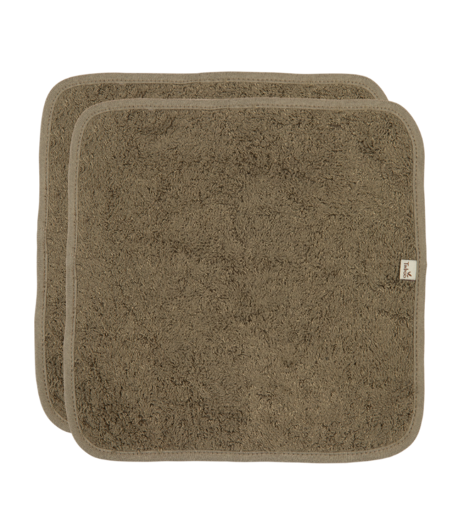 Timboo Timboo - Reusable Soft Wipes 20X20Cm (6 Pieces) - Jungle Green