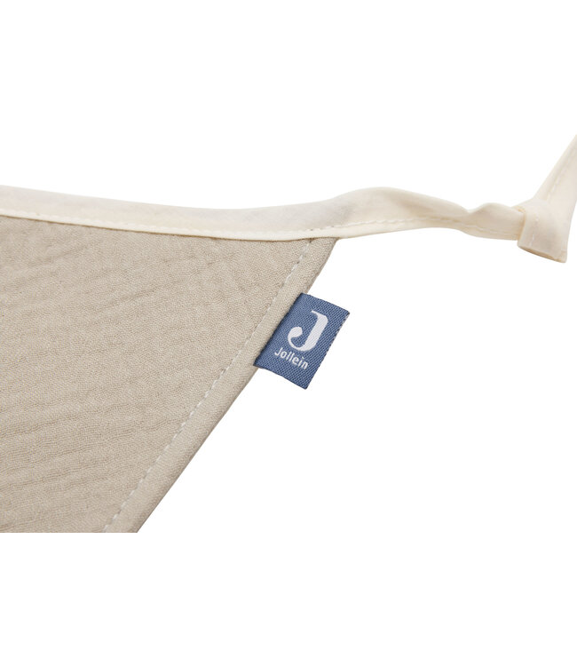 Jollein Jollein - Vlaggenlijn 200x17cm Jeans Blue/Olive green