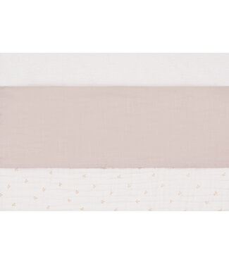 Jollein Jollein - Laken Wieg 75x100cm Slub Nougat
