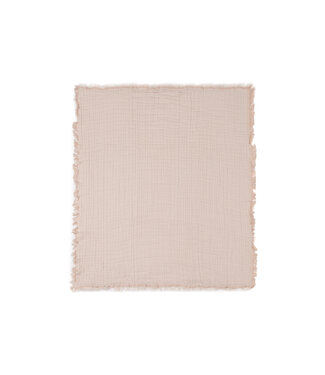 Jollein Jollein - Deken Ledikant 120x120cm Fringe Moonstone/Ivory GOTS