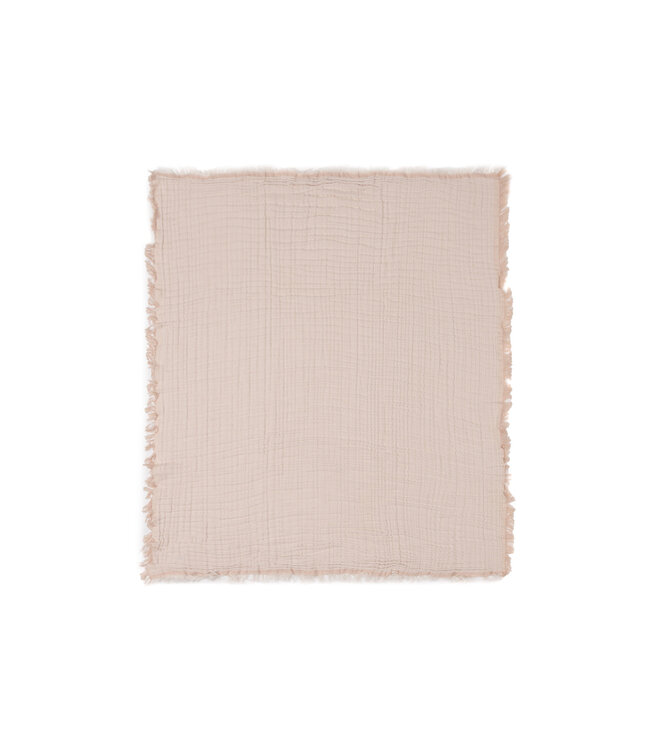 Jollein Jollein - Deken Ledikant 120x120cm Fringe Moonstone/Ivory GOTS