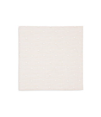 Jollein Jollein - Hydrofiele Doek Small 70x70cm Miffy Stripe - Biscuit - 3 Stuks