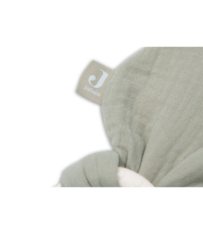 Jollein Jollein - Bijtring Siliconen Bunny Ears Olive Green