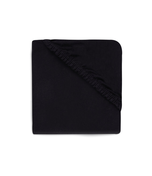 Jollein Jollein - Hoeslaken Boxmatras Jersey Ã¸95cm Black