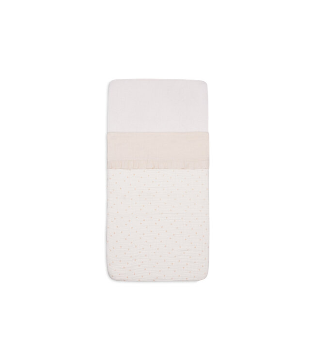 Jollein Jollein - Laken Ledikant 120x150cm Ruffle Natural