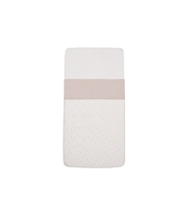 Jollein Jollein - Laken Ledikant 120x150cm Slub Nougat