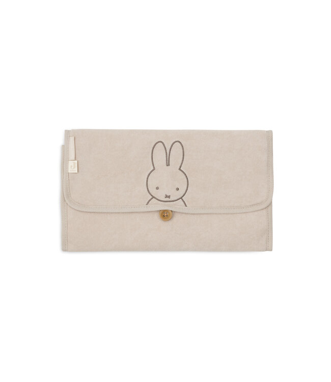 Jollein Jollein - Verschoningsmat Badstof Miffy Nougat