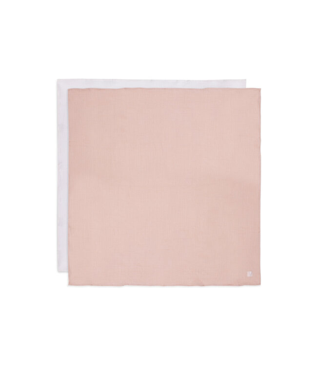 Jollein Jollein - Hydrofiele Doek Large 115x115cm Wild Rose/Ivory (2pack)