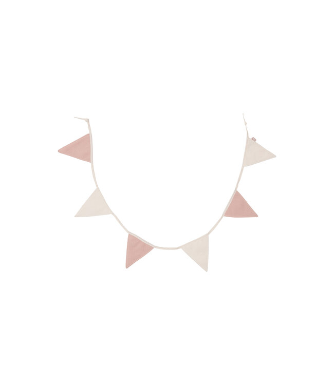 Jollein Jollein - Vlaggenlijn 200x17cm Wild Rose/Ivory