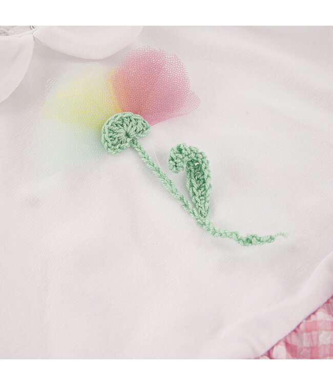 Lalalu Lalalu - Rompertje met rokje - roze