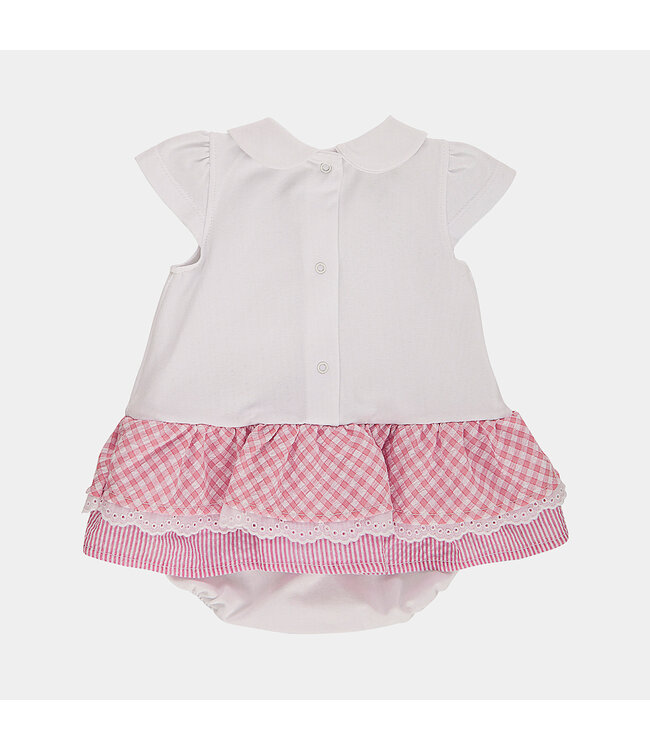 Lalalu Lalalu - Rompertje met rokje - roze