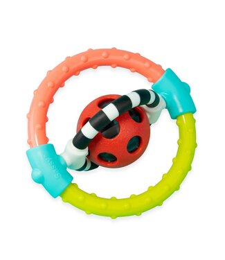Sassy Sassy - Spin & Chew Flexible Ring Rattle