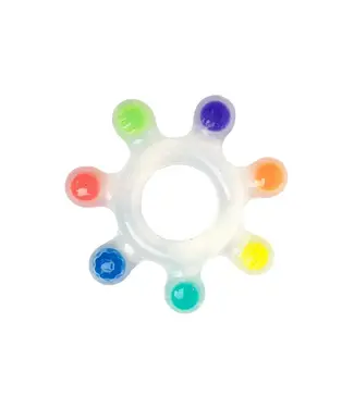 Sassy Sassy - Rainbow Star Silicone Teether