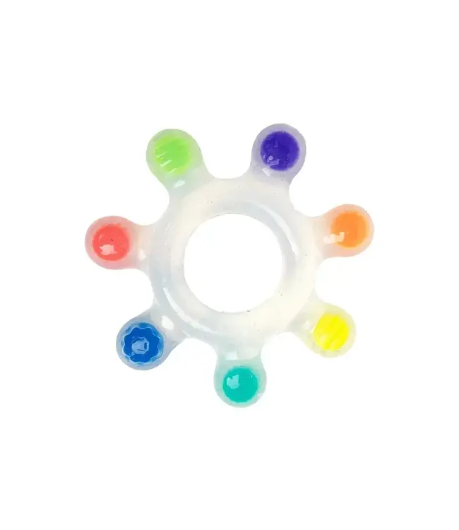 Sassy Sassy - Rainbow Star Silicone Teether