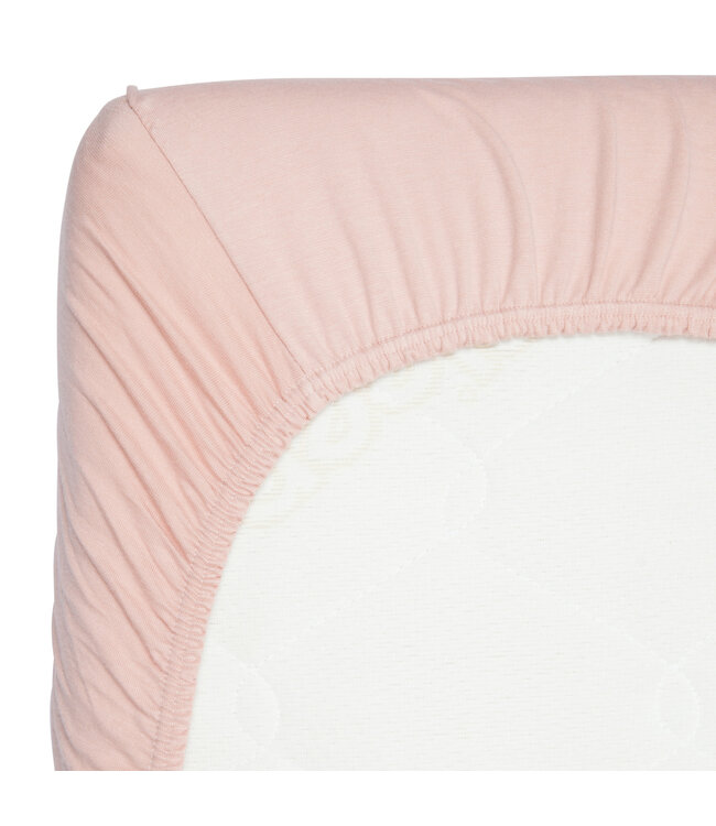 Timboo Timboo - Soft Fitted Sheet 40X90 - Misty Rose