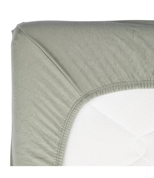 Timboo Timboo - Soft Fitted Sheet 40X90 - Whisper Green