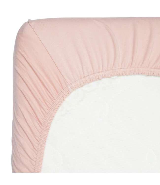 Timboo Timboo - Soft Fitted Sheet 75X95 - Misty Rose