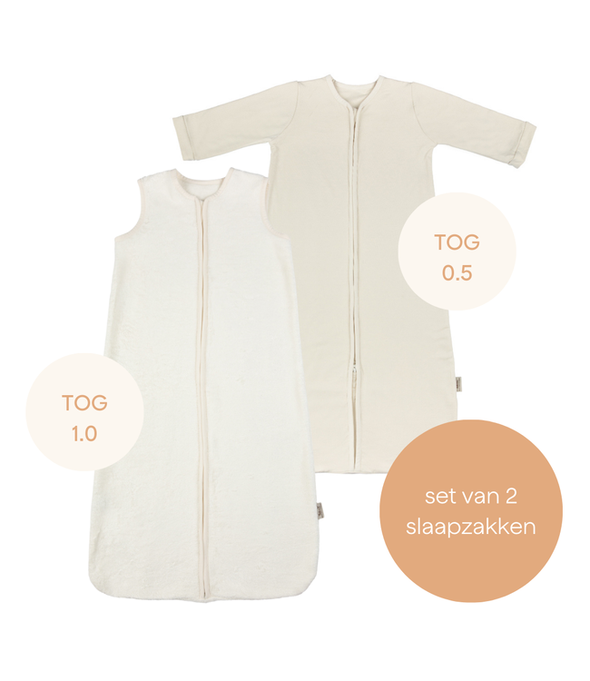 Timboo Timboo - Multi-Season Sleeping Bag 90Cm (Tog 0.5 & 1.0) - Daisy White