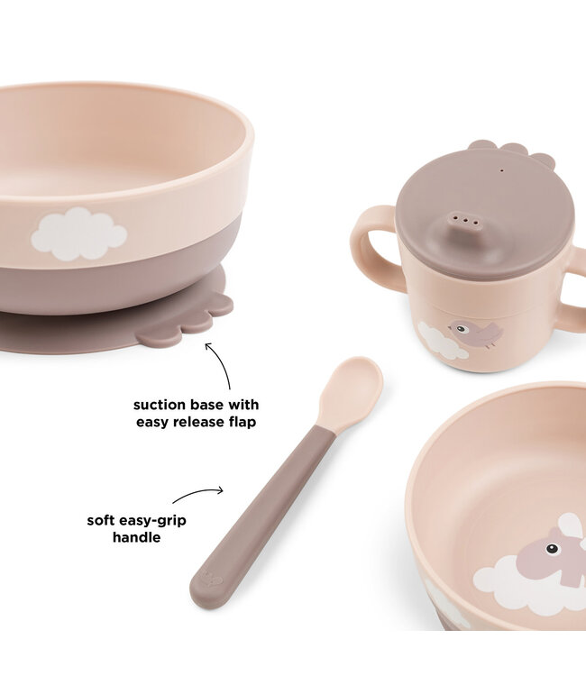 Done by Deer Done by Deer - Foodie first meal set Happy clouds Powder