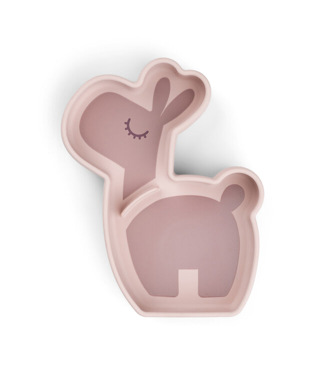 Done by Deer Done by Deer - Silicone Stick&Stay snack plate Lalee Powder