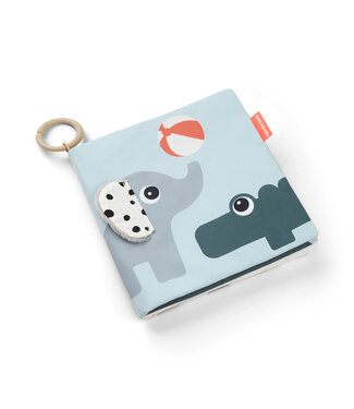 Done by Deer Done by Deer - Tummy time soft book Deer friends Colour mix