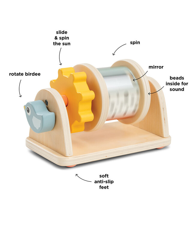 Done by Deer Done by Deer - Spinner activity toy Birdee Colour mix